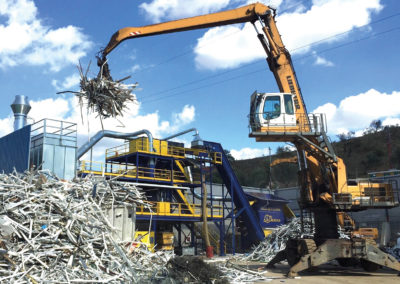 2. Febrero - Planta de trituración y selección de aluminio y chatarra ligera