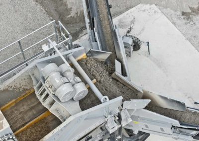 Maquinaria para proceso de lavado en el tratamiento de áridos y minería