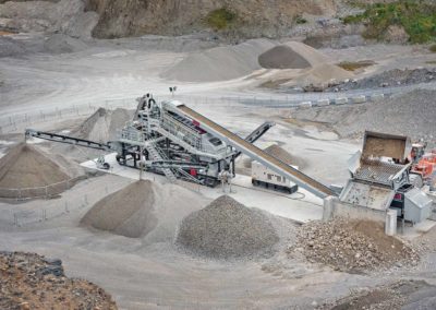 Maquinaria para proceso de lavado en el tratamiento de áridos y minería