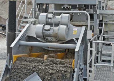 Maquinaria para proceso de lavado en el tratamiento de áridos y minería