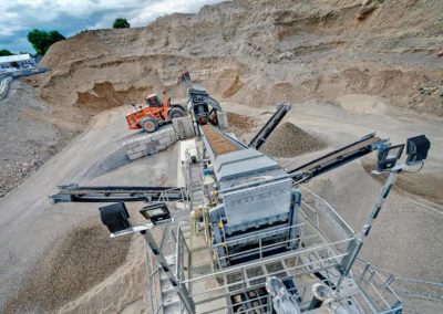 Maquinaria para proceso de lavado en el tratamiento de áridos y minería