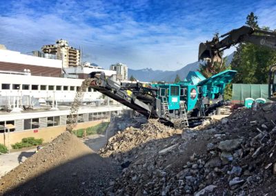 Maquinaria para el reciclaje de RCD (residuos de construcción y demolición)