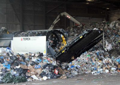 Maquinaria para reciclaje de basura industrial